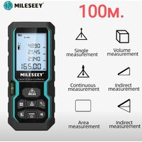 Цифровой лазерный дальномер MILESEEY S6, 100 м, лазерная рулетка