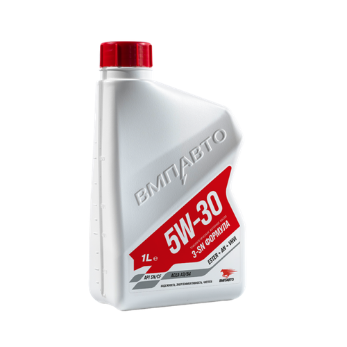 Моторное масло ВМПАВТО 5W-30 API SN/CF A3/B4 1 л Синтетическое