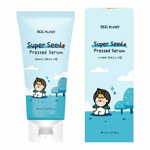 Крем-сыворотка для лица EGG PLANET экстрактом натуральных семян (успокаивающая) 80 мл