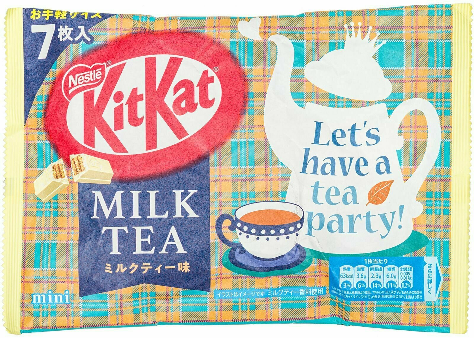 Японский Kit Kat со вкусом молочного чая (4 штуки в наборе), Nestle JAPAN CO, Япония - фотография № 5