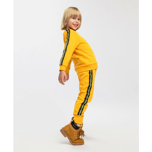 фото Брюки button blue, размер 104, желтый