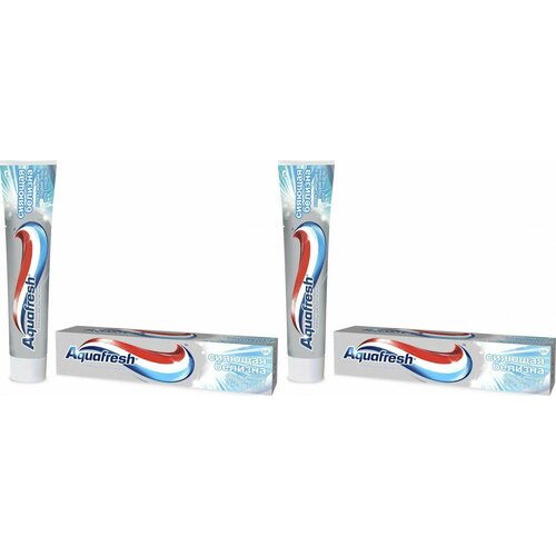Aquafresh Зубная паста Сияющая белизна 100мл, 2 шт