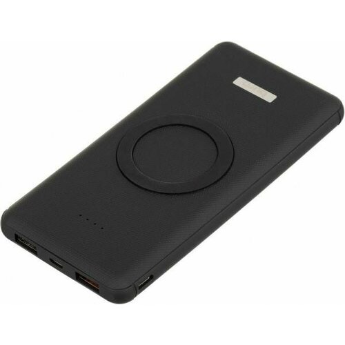 Внешний аккумулятор Power Bank 10000 мАч Бюрократ BPQ10F BPQ10F18PBK черный