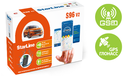 Автосигнализация StarLine S96 V2 BT 2CAN+4LIN 2SIM GSM-GPS