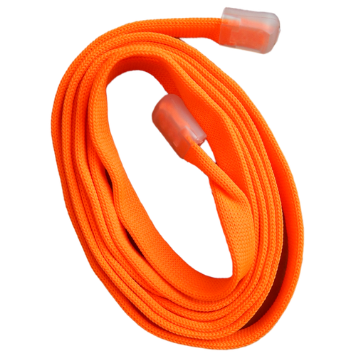 Для капюшона шнурок 130 см оранжевый неон