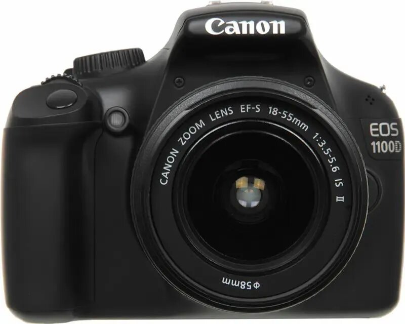 Фотоаппарат Canon EOS 1100D Kit EF-S 18-55mm f/3.5-5.6 IS II, черный