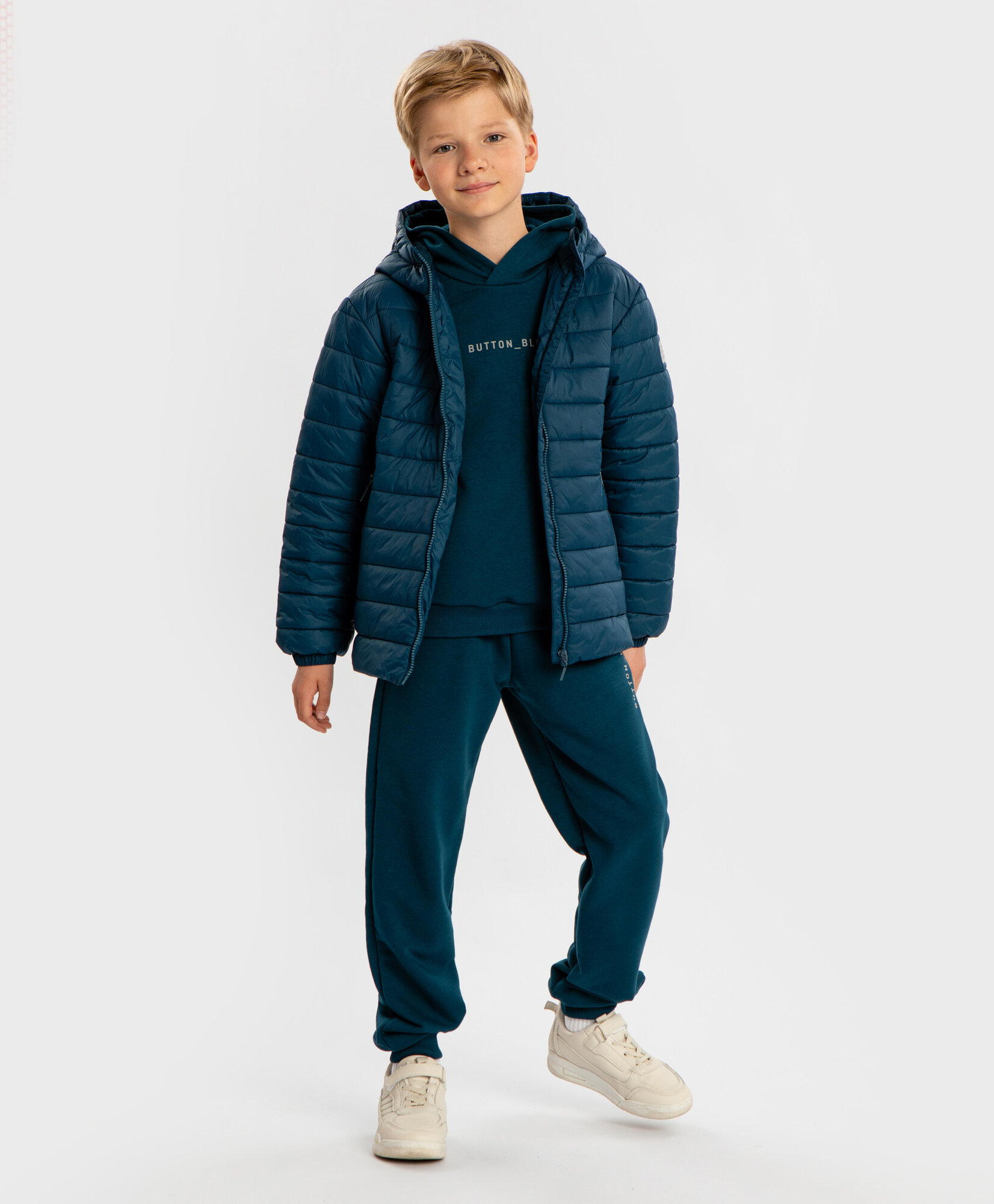 Куртка Button Blue, размер 98, синий