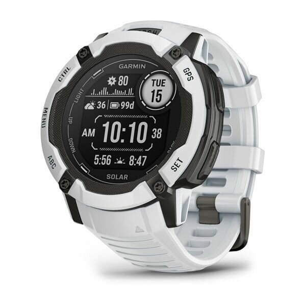 Умные часы Garmin Instinct 2X solar white GPS, Bluetooth 5.0