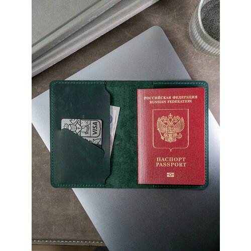 Обложка для паспорта FILIN GOODS, зеленый