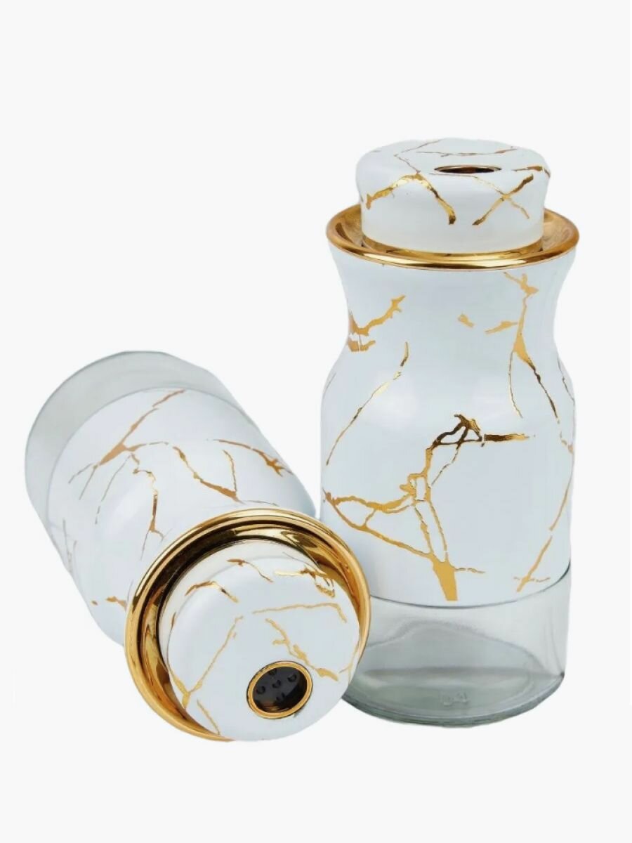 Набор баночек для соли и перца на подставке 2в1 — фото 1