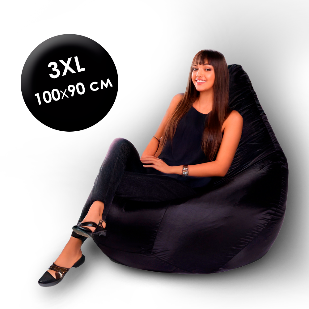 Чехол для кресла-мешка "3XL", оксфорд, водонепроницаемый, черный