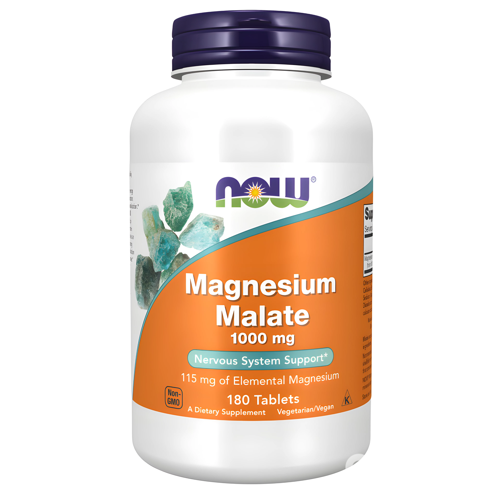 Малат магния 1000 мг , Now foods Magnesium Malate 1000 mg 180 таблеток