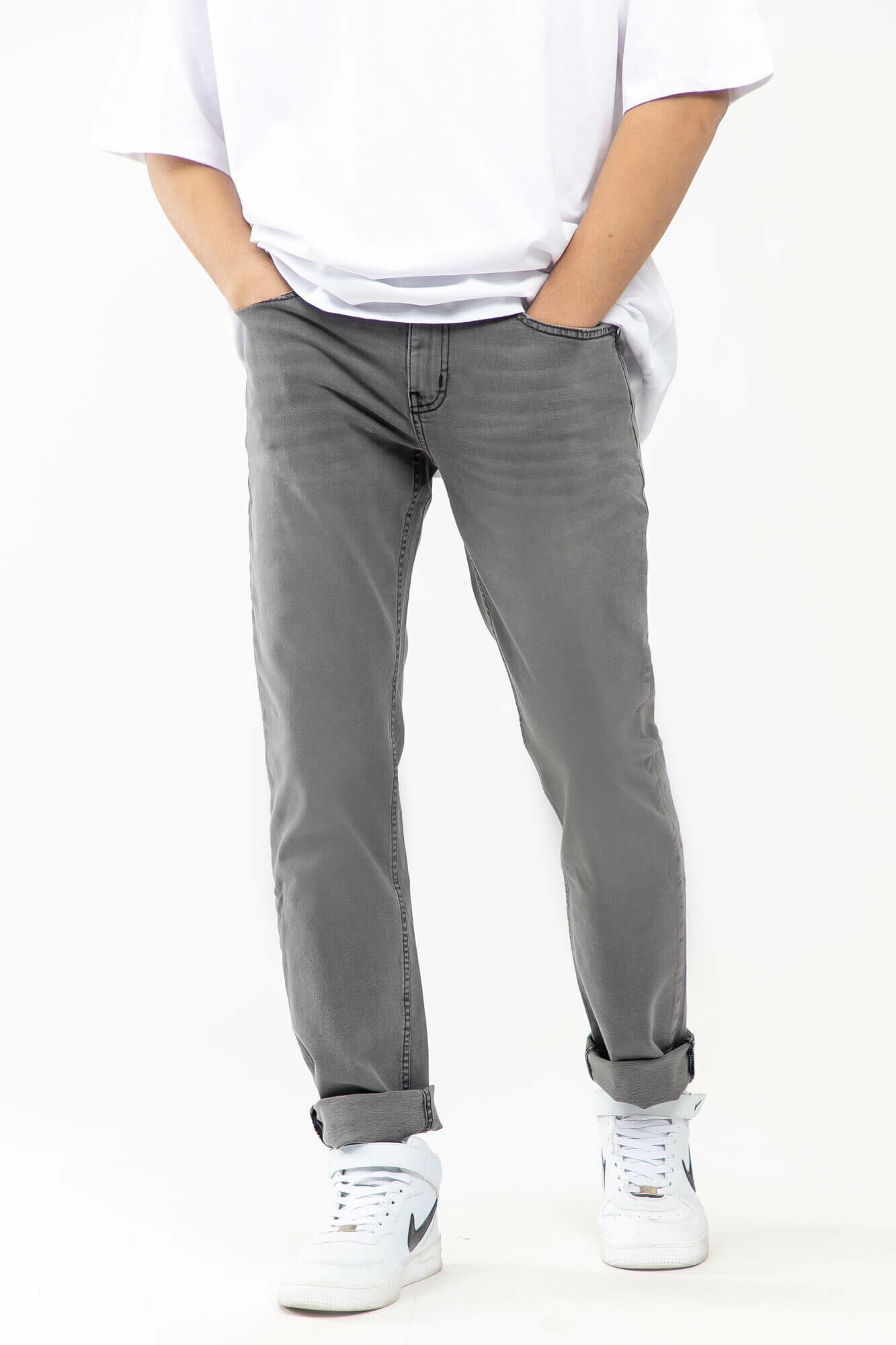 Джинсы классические TERRA PRO, размер 31, grey