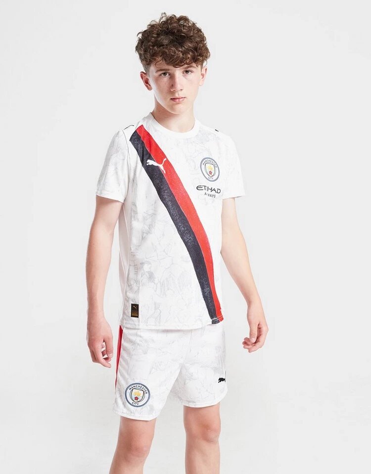 Форма спортивная PUMA Манчестер Сити детская, размер 16, white