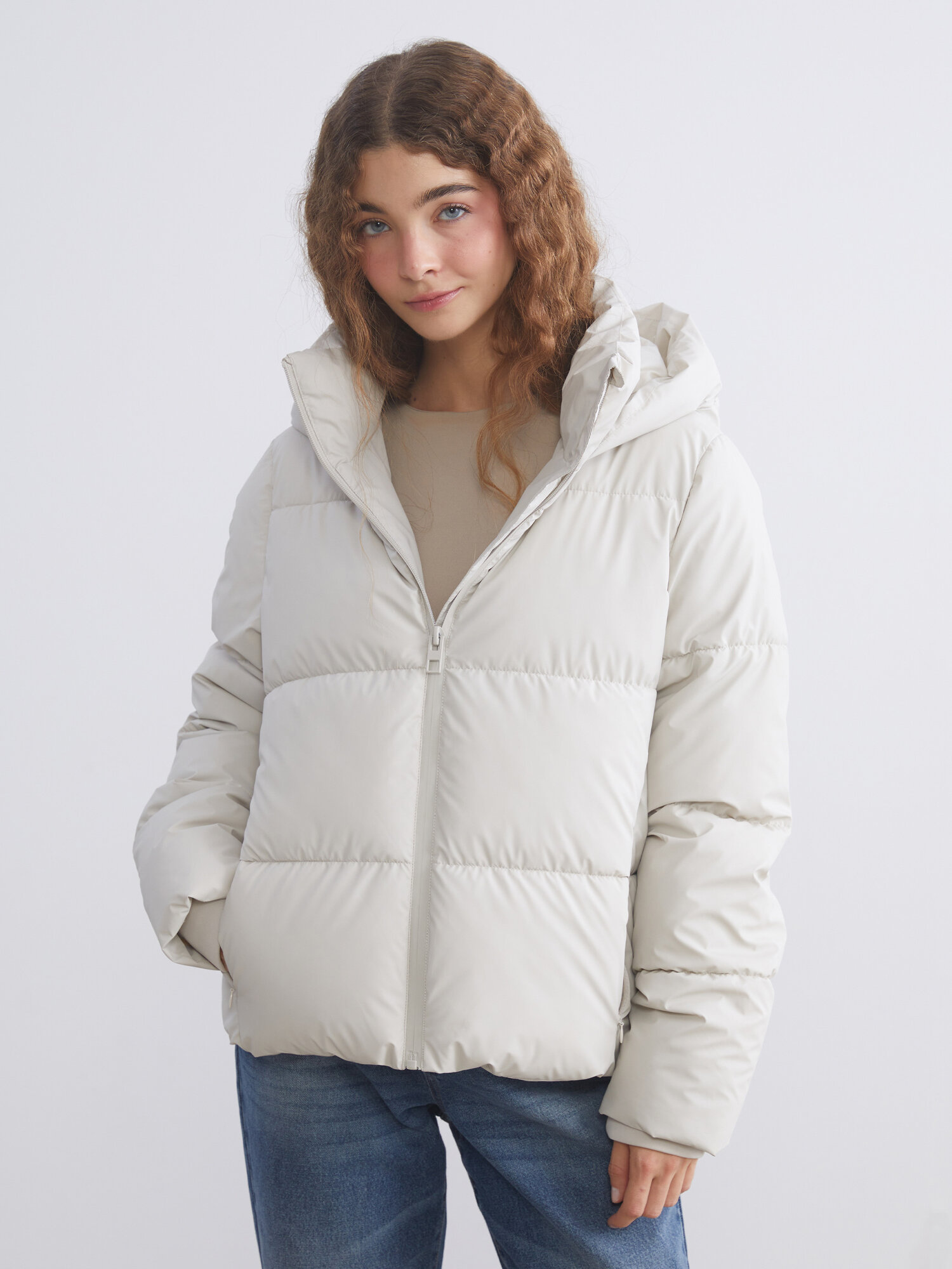 Пуховик LC Waikiki размер XS beige