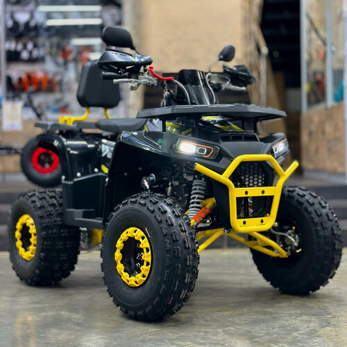 Изображение товара Бензиновый квадроцикл BREND GT RACER MAX ORIGINAL JM-VS125X2, объём двигателя 125 см³, мощность 9 л. с, желтый
