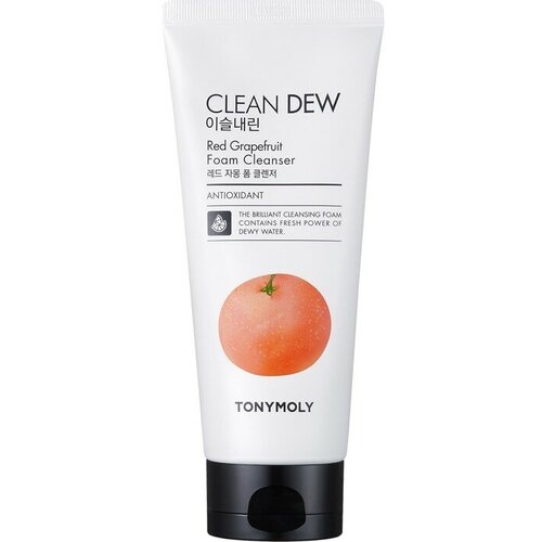 Пенка для умывания Tony Moly Clean Dew Red Grapefruit Foam Cleanser с экстрактом грейпфрута, 180 мл