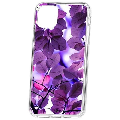 фото Чехол на ip 11 pro max kruche print purple leaves
