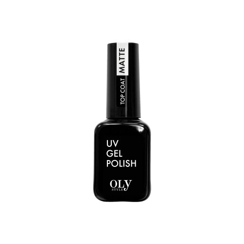 Olystyle Верхнее покрытие Top Coat Matte, прозрачный, 10 мл kosma верхнее покрытие top matte прозрачный 10 мл