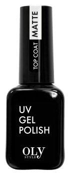 Olystyle Верхнее покрытие Top Coat Matte, прозрачный, 10 мл