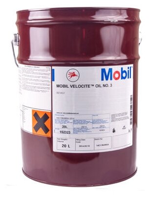 MOBIL 152323 MOBIL VELOCITE OIL NO. 3, 20L