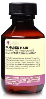 Шампунь для восстановления поврежденных волос INSIGHT DAMAGED HAIR Restructurizing Shampoo, 100 мл