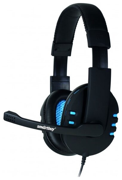 Игровые наушники с микрофоном Smartbuy Gaming Platoon AMX Edition SBH-8500 Black-Blue