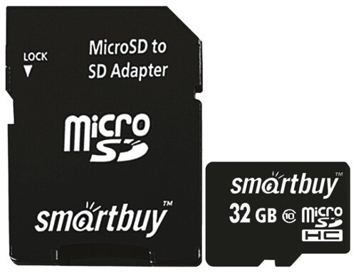 Характеристики модели Карта памяти SmartBuy microSDHC Class 10 32GB + SD adapter на Яндекс.Маркете