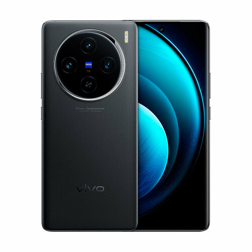 Смартфон vivo X100 16/1 ТБ CN, Dual nano SIM, черный смартфон vivo x100 16 1 тб cn dual nano sim оранжевый