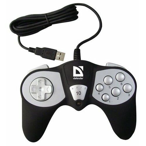 Геймпад Defender Game Racer Classic черный 110000₽