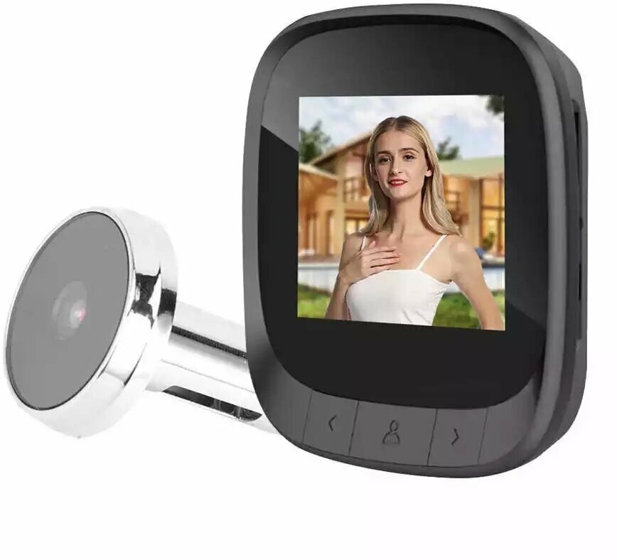 Видеоглазок Light Smart для входной двери антивандальный с аккумулятором 24