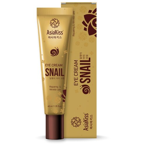 фото Asiakiss крем для кожи вокруг глаз snail eye cream 40 мл