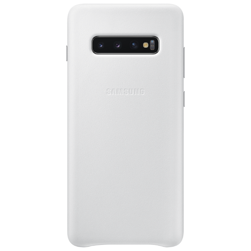 фото Чехол-накладка samsung ef-vg975 для galaxy s10+ белый