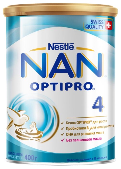 Смесь NAN (Nestlé) 4 Optipro (с 18 месяцев) 400 г
