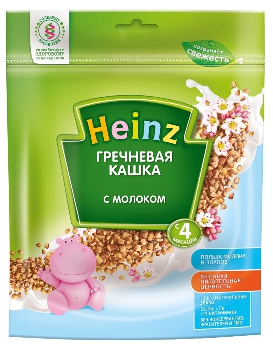 Каша Heinz молочная гречневая (с 4 месяцев) 250 г