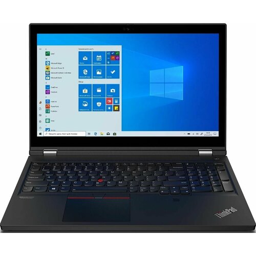 Ноутбук Lenovo ThinkPad P15 Gen 1 Core i7-10870H32GB DDR41TB SSD156 FHD IPSNVIDIA Quadro T2000 4 ГбBLACK 20ST003DIX 19900000₽