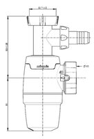 Сифон для раковины WIRQUIN Neo 30987074