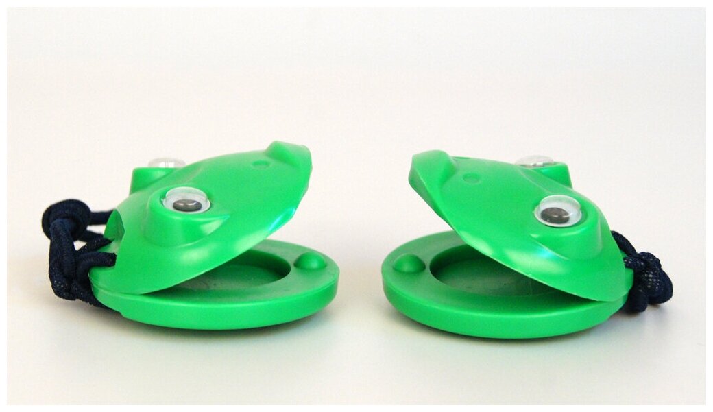Пластиковые кастаньеты-лягушки Fleet G10-4 — фото 1