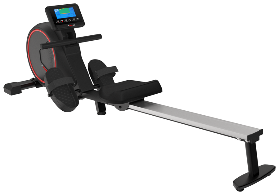 Гребной тренажер UNIX Fit Techno Rower 410E. Коврик 190 см в комплекте.