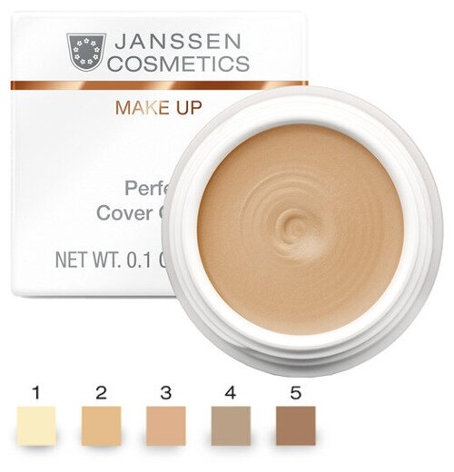 Janssen Cosmetics Тональный крем Perfect Cover Cream, 5 мл/5 г, оттенок: 5