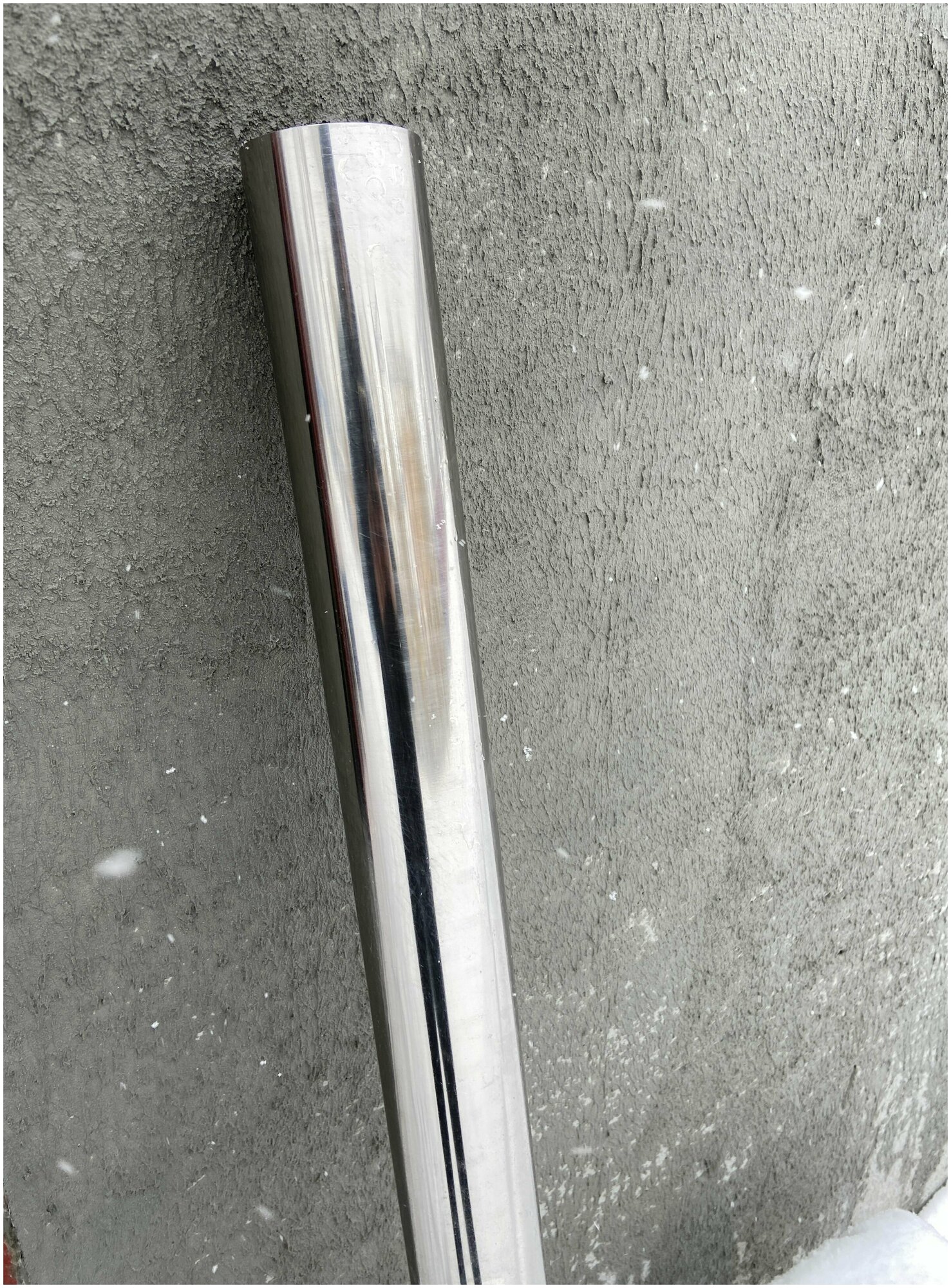 1м труба 76х1.5 нержавеющая Германия сталь зеркальная (немагнитная!) металлическая (12х18н10т/AISI321) для самогонного аппарата глушитель дымоход - фотография № 4