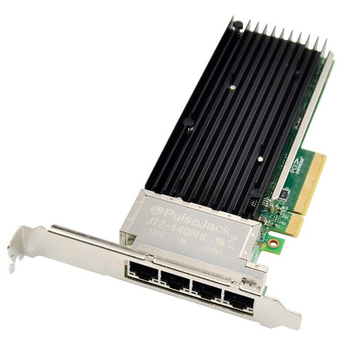 Сетевой адаптер Intel X710-T4L сетевой адаптер intel intel® ethernet converged network adapter x710 da4 4x sfp port 10gbe 1gbe pci e v3 x8 iscsi nfs vmdq pci sig sr iov 0634