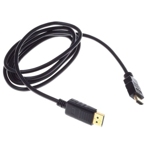 фото Кабель интерфейсный displayport-hdmi buro bhp ret hdmi_dpp18 1.8м. феррит.кольца позолоченные контакты черный