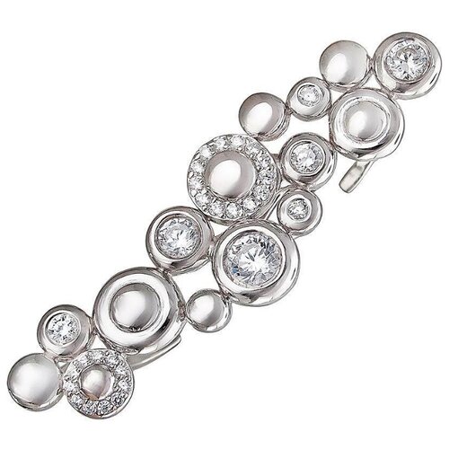 фото Эстет кольцо на два пальца с 31 фианитом из серебра 01к158092, размер 17.5