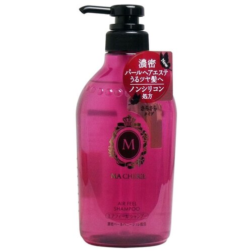 Shiseido ma cherie шампунь для волос без силикона, для придания объема с цветочно-фруктовым ароматом, 450 мл.