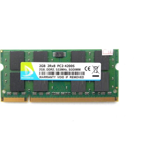 Модуль памяти DUOMEIQI SODIMM DDR2 2GB 2Rx8 PC2-4200S 533 MHz 112800₽