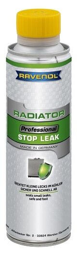 Присадка-герметик системы охлаждения RAVENOL Professional Radiator Stop Leak (0,3 л)