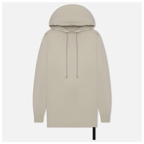 фото Мужская толстовка rick owens drkshdw edfu hoodie medium weight бежевый, размер s