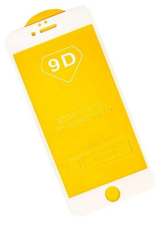 Защитное стекло (поклейка на экран) 3D/5D/9D/11D на дисплей для iPhone 6, iPhone 6S, белый, iPhone 6