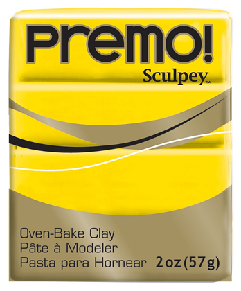 Полимерная глина Sculpey Premo полимерная глина PE02 57 г 5572 желтый кадмий
